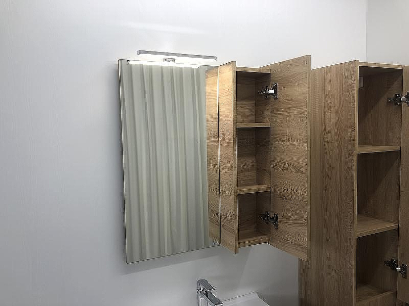 Зеркало со шкафом Comforty Тромсе 60 00004142221 Дуб сонома, купить, цена, заказать, магазин, доставка, скидка, промокод, купить, цена, заказать, магазин, доставка, скидка, промокод