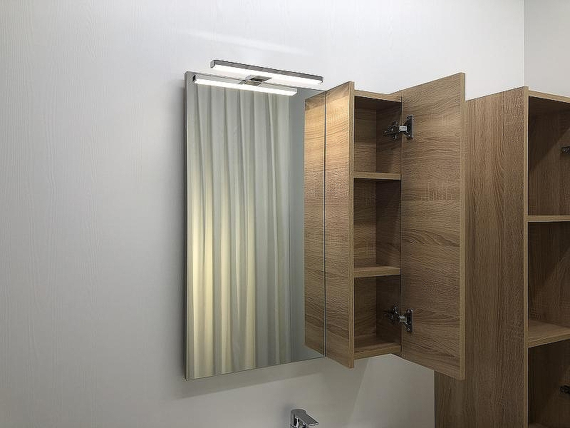 Зеркало со шкафом Comforty Тромсе 60 00004142221 Дуб сонома, купить, цена, заказать, магазин, доставка, скидка, промокод, купить, цена, заказать, магазин, доставка, скидка, промокод