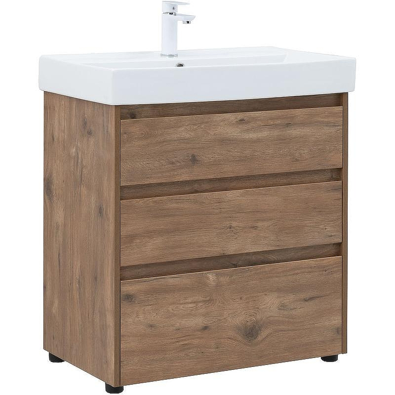 Тумба под раковину Aquanet Nova Lite 75 302474 Дуб рустикальный, купить, цена, заказать, магазин, доставка, скидка, промокод, купить, цена, заказать, магазин, доставка, скидка, промокод