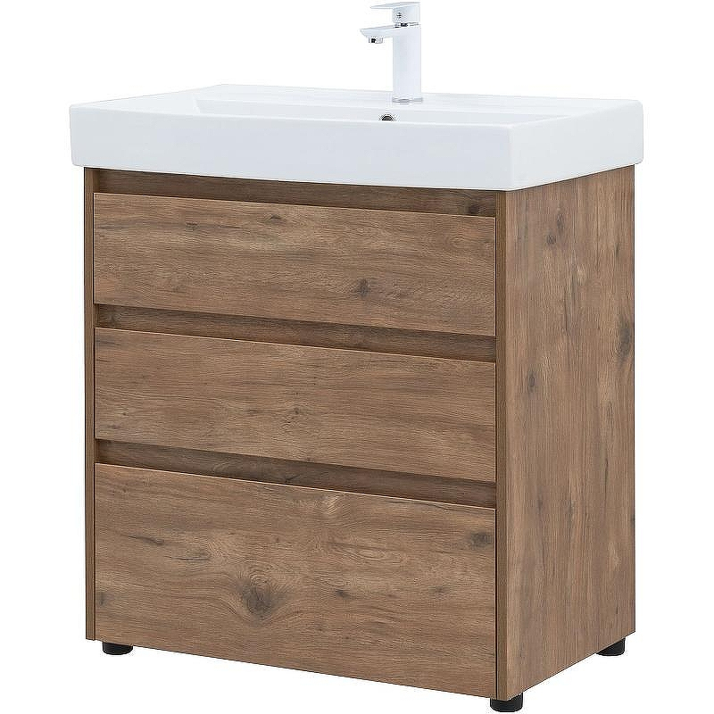 Тумба под раковину Aquanet Nova Lite 75 302474 Дуб рустикальный, купить, цена, заказать, магазин, доставка, скидка, промокод, купить, цена, заказать, магазин, доставка, скидка, промокод