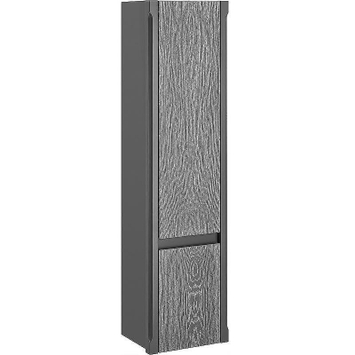 Шкаф пенал ASB-Woodline Лорена 40 12211 подвесной Серый