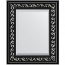 Зеркало Evoform Exclusive 55х45 BY 1357 с фацетом в багетной раме - Черный ардеко 81, купить, цена, заказать, магазин, доставка, скидка, промокод, купить, цена, заказать, магазин, доставка, скидка, промокод