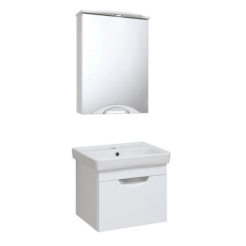 Тумба под раковину Runo Ибица 50 00000001046 подвесная Белая, купить, цена, заказать, магазин, доставка, скидка, промокод, купить, цена, заказать, магазин, доставка, скидка, промокод