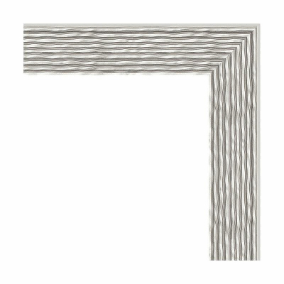 Зеркало Evoform Definite 111х61 BY 3198 в багетной раме - Волна алюминий 46