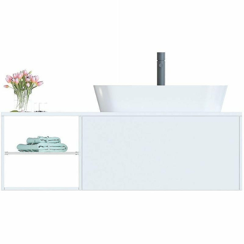 Тумба c раковиной SanVit Оскар 100 R koskar100R подвесная Белая, купить, цена, заказать, магазин, доставка, скидка, промокод, купить, цена, заказать, магазин, доставка, скидка, промокод