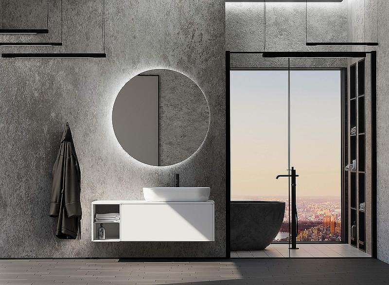 Тумба c раковиной SanVit Оскар 100 R koskar100R подвесная Белая, купить, цена, заказать, магазин, доставка, скидка, промокод, купить, цена, заказать, магазин, доставка, скидка, промокод