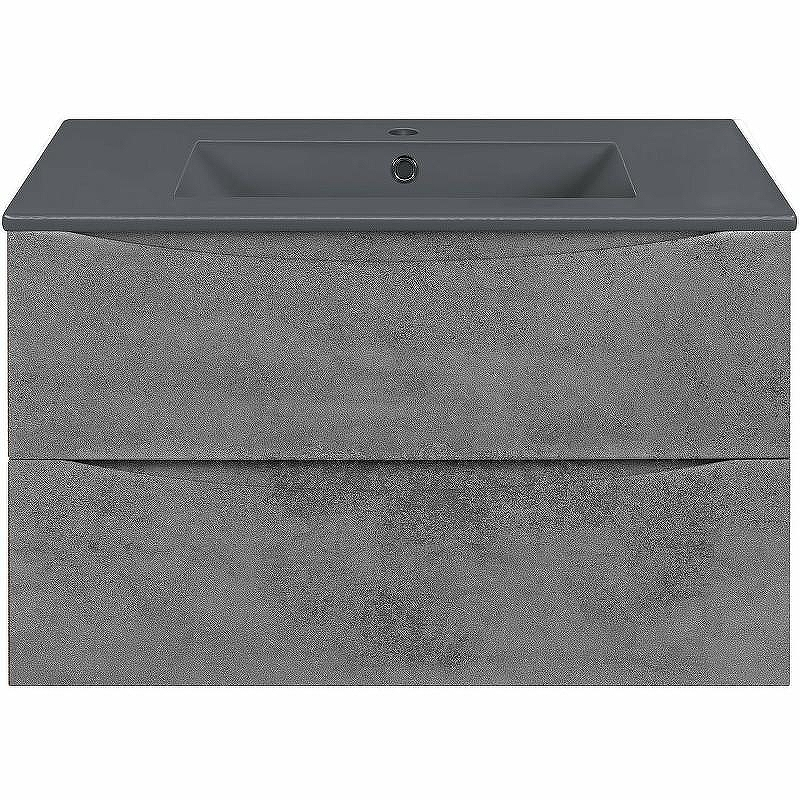 Тумба под раковину Vincea Mia 75 VMC-2MC750BT подвесная Beton, купить, цена, заказать, магазин, доставка, скидка, промокод, купить, цена, заказать, магазин, доставка, скидка, промокод