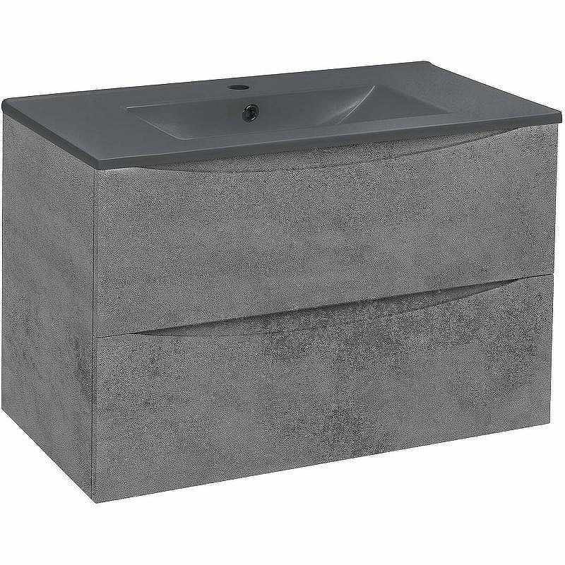 Тумба под раковину Vincea Mia 75 VMC-2MC750BT подвесная Beton, купить, цена, заказать, магазин, доставка, скидка, промокод, купить, цена, заказать, магазин, доставка, скидка, промокод