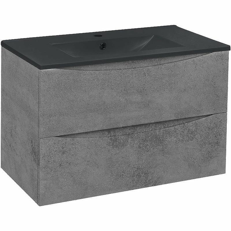 Тумба под раковину Vincea Mia 75 VMC-2MC750BT подвесная Beton, купить, цена, заказать, магазин, доставка, скидка, промокод, купить, цена, заказать, магазин, доставка, скидка, промокод