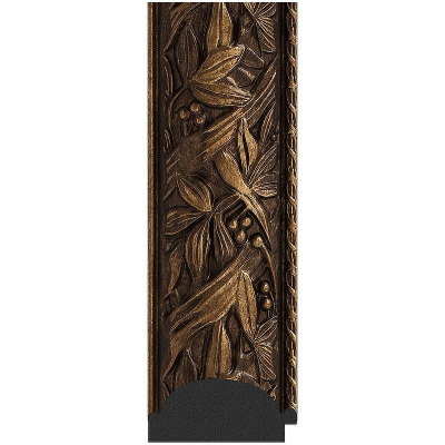 Зеркало Evoform Exclusive 89х59 BY 3417 с фацетом в багетной раме - Византия бронза 99