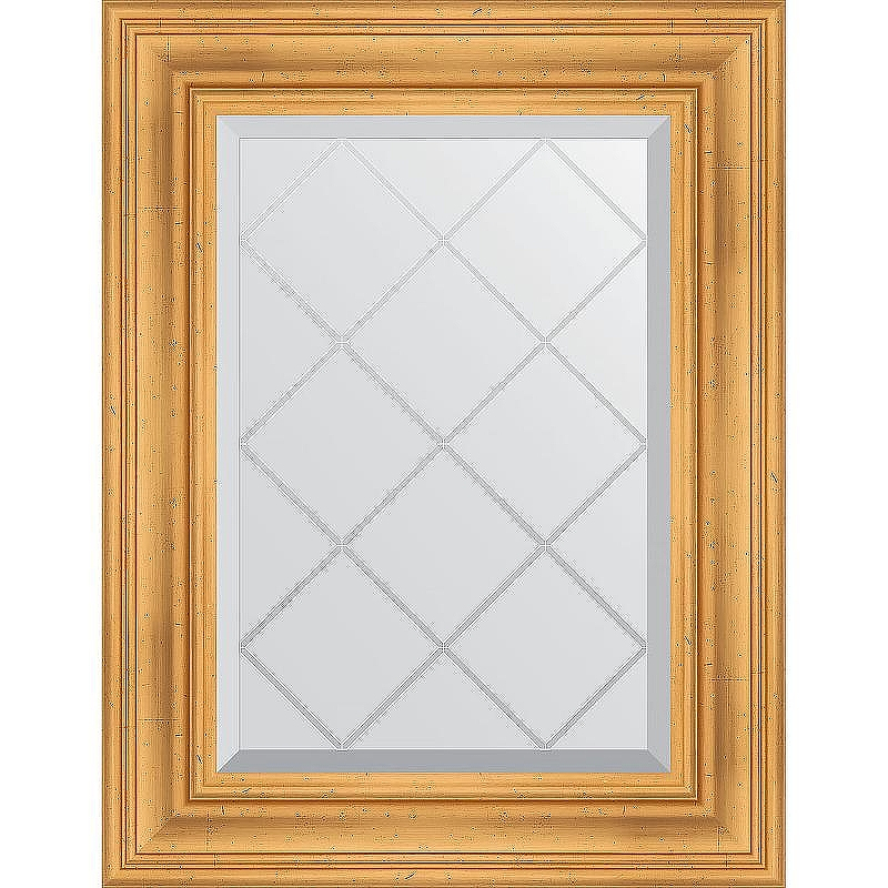 Зеркало Evoform Exclusive-G 76х59 BY 4030 с гравировкой в багетной раме - Травленое золото 99, купить, цена, заказать, магазин, доставка, скидка, промокод, купить, цена, заказать, магазин, доставка, скидка, промокод