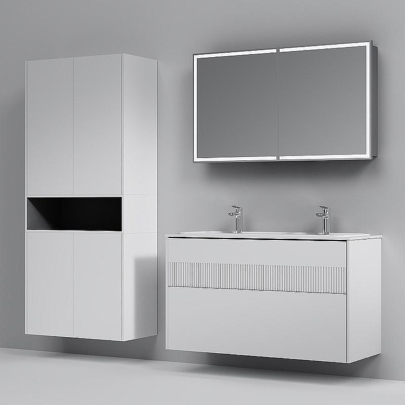 Тумба под раковину AM.PM Func 120 M8FFUX1202WM подвесная Белая матовая, купить, цена, заказать, магазин, доставка, скидка, промокод, купить, цена, заказать, магазин, доставка, скидка, промокод