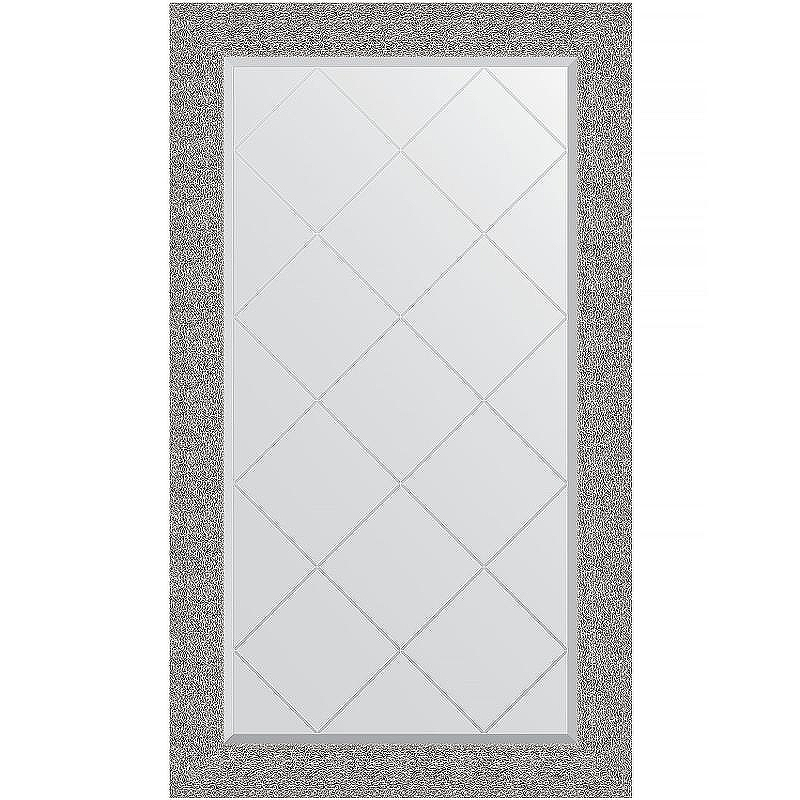 Зеркало Evoform Exclusive-G 131х76 BY 4238 с гравировкой в багетной раме - Чеканка серебряная 90, купить, цена, заказать, магазин, доставка, скидка, промокод, купить, цена, заказать, магазин, доставка, скидка, промокод