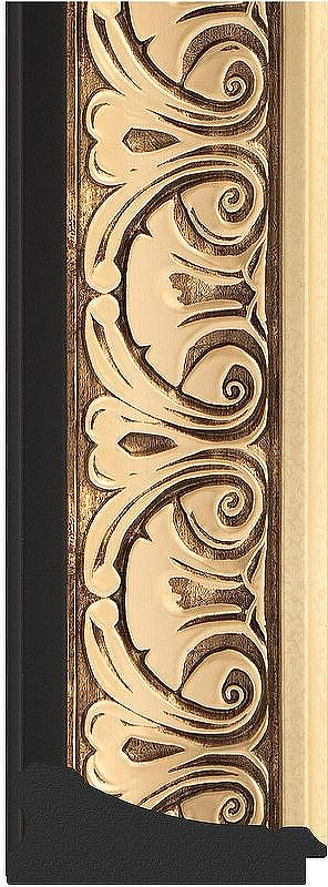 Зеркало Evoform Exclusive Floor 205х85 BY 6133 с фацетом в багетной раме - Барокко золото 106, купить, цена, заказать, магазин, доставка, скидка, промокод, купить, цена, заказать, магазин, доставка, скидка, промокод