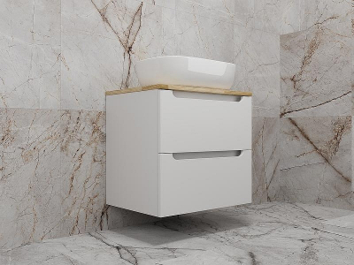 Тумба под раковину Style Line Бали 60 ЛС-00002337 подвесная Белый софт