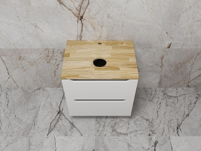 Тумба под раковину Style Line Бали 60 ЛС-00002337 подвесная Белый софт