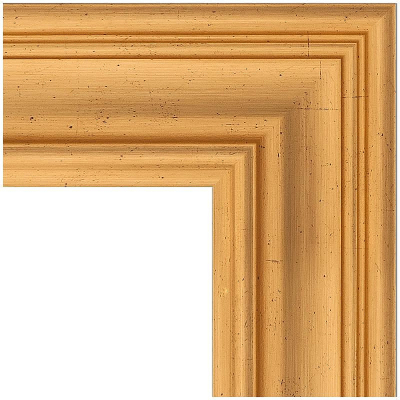 Зеркало Evoform Exclusive-G Floor 204х114 BY 6367 с гравировкой в багетной раме - Травленое золото 99