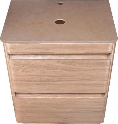 Тумба под раковину Style Line Атлантика Люкс Plus 60 СС-00002217 подвесная Ясень перламутр