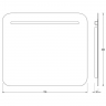 Зеркало Evoform Ledline 60x70 BY 2144 с подсветкой 5.5 W - без выключателя, купить, цена, заказать, магазин, доставка, скидка, промокод, купить, цена, заказать, магазин, доставка, скидка, промокод