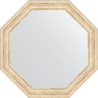Зеркало Evoform Octagon 50х50 BY 3685 в багетной раме - Слоновая кость 51, купить, цена, заказать, магазин, доставка, скидка, промокод, купить, цена, заказать, магазин, доставка, скидка, промокод
