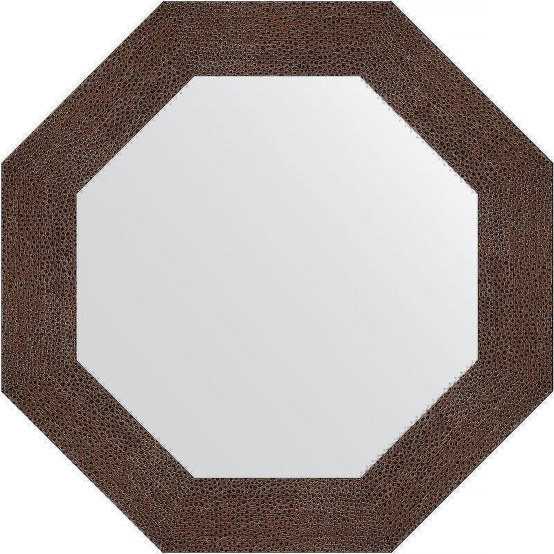 Зеркало Evoform Octagon 67х67 BY 3806 в багетной раме - Бронзовая лава 90, купить, цена, заказать, магазин, доставка, скидка, промокод, купить, цена, заказать, магазин, доставка, скидка, промокод