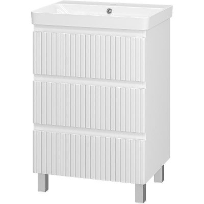 Тумба с раковиной Brevita Victory 60 УТ000024308 Белая матовая