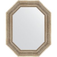 Зеркало Evoform Polygon 77х62 BY 7202 в багетной раме - Серебряный акведук 93, купить, цена, заказать, магазин, доставка, скидка, промокод, купить, цена, заказать, магазин, доставка, скидка, промокод