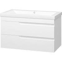 Тумба с раковиной Misty Софт 90 УТ000015048 подвесная Белая глянцевая, купить, цена, заказать, магазин, доставка, скидка, промокод, купить, цена, заказать, магазин, доставка, скидка, промокод