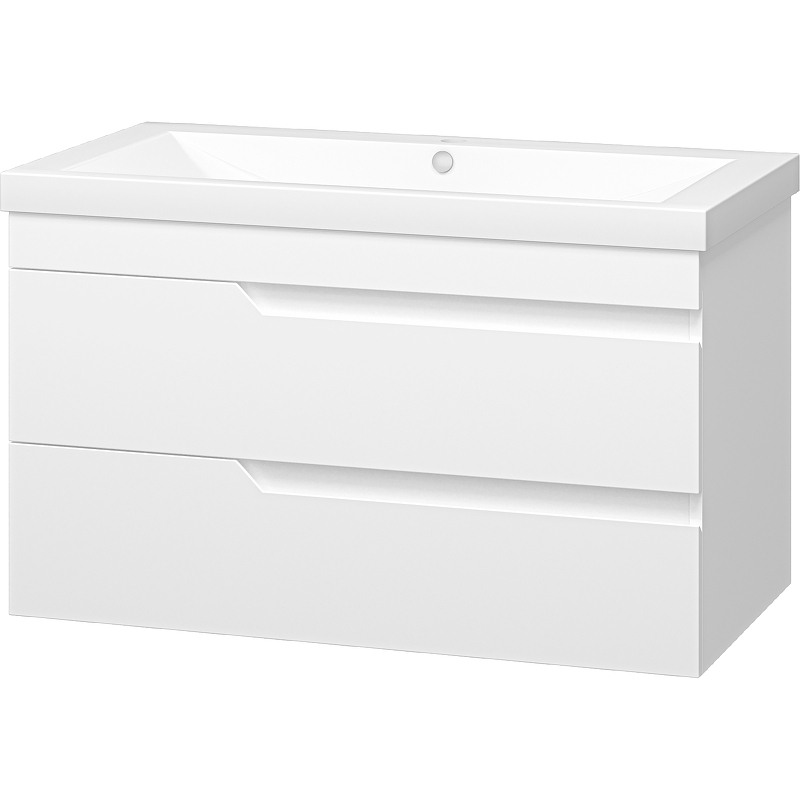 Тумба с раковиной Misty Софт 90 УТ000015048 подвесная Белая глянцевая, купить, цена, заказать, магазин, доставка, скидка, промокод, купить, цена, заказать, магазин, доставка, скидка, промокод