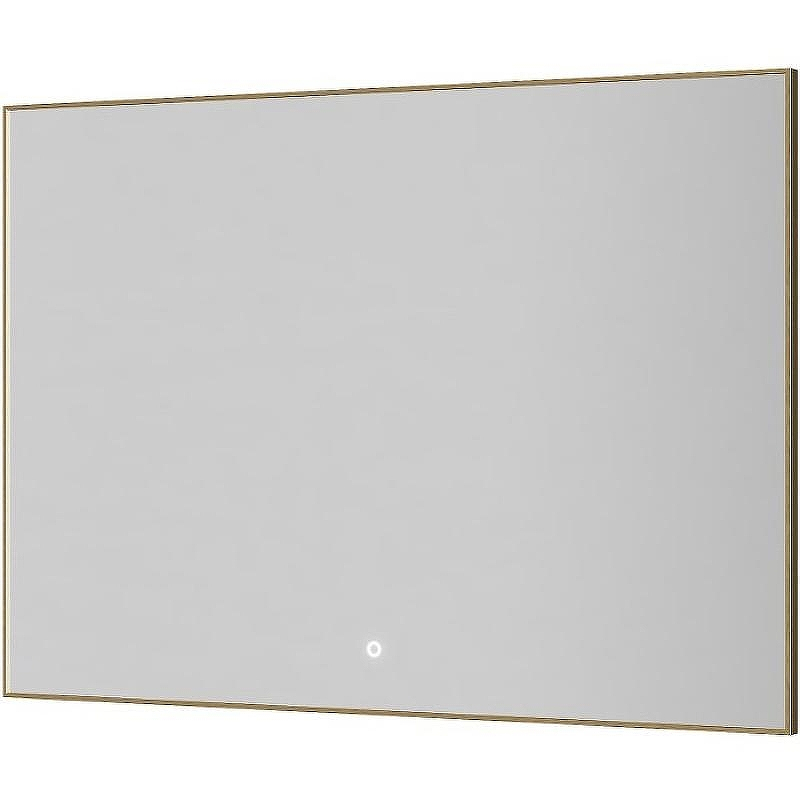 Зеркало Boheme Modern 100x70 543-100-MG с подсветкой Золото матовое с сенсорным выключателем и подогревом, купить, цена, заказать, магазин, доставка, скидка, промокод, купить, цена, заказать, магазин, доставка, скидка, промокод