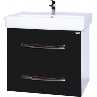 Тумба под раковину Bellezza Рокко 50 4633706000041 подвесная Черная Белая, купить, цена, заказать, магазин, доставка, скидка, промокод, купить, цена, заказать, магазин, доставка, скидка, промокод