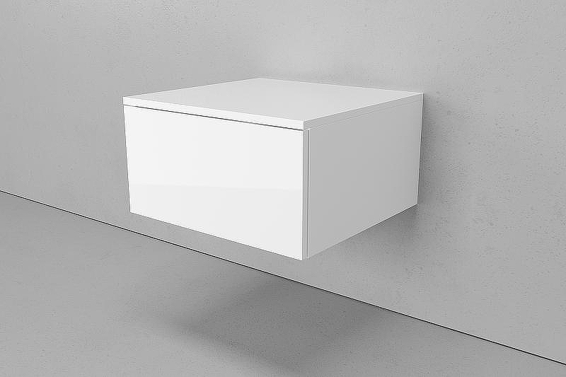 Тумба Velvex Unique Unit 50 tp.UNI.50.1Y подвесная Белая глянцевая, купить, цена, заказать, магазин, доставка, скидка, промокод, купить, цена, заказать, магазин, доставка, скидка, промокод