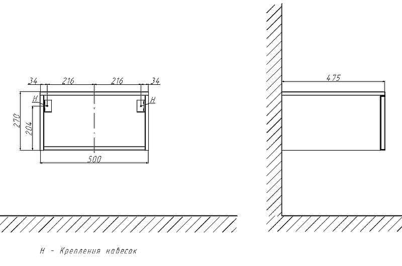 Тумба Velvex Unique Unit 50 tp.UNI.50.1Y подвесная Белая глянцевая, купить, цена, заказать, магазин, доставка, скидка, промокод, купить, цена, заказать, магазин, доставка, скидка, промокод