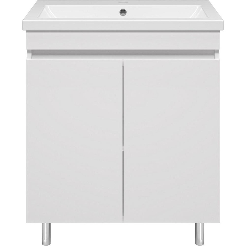 Тумба с раковиной Misty Енисей 70 УТ000015475 Белая, купить, цена, заказать, магазин, доставка, скидка, промокод, купить, цена, заказать, магазин, доставка, скидка, промокод