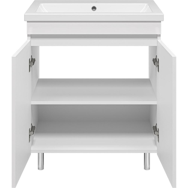 Тумба с раковиной Misty Енисей 70 УТ000015475 Белая, купить, цена, заказать, магазин, доставка, скидка, промокод, купить, цена, заказать, магазин, доставка, скидка, промокод