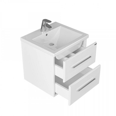 Тумба под раковину СанТа Омега 50 207035 подвесная Белая