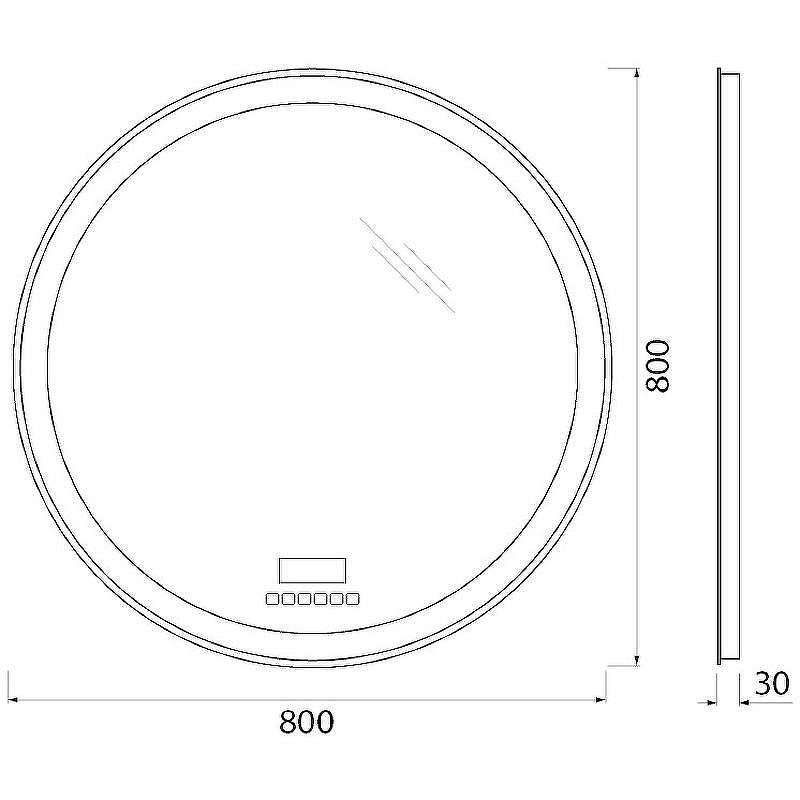 Зеркало BelBagno SPC-RNG-800-LED-TCH-RAD с подсветкой с сенсорным выключателем с bluetooth с термометром с радио, купить, цена, заказать, магазин, доставка, скидка, промокод, купить, цена, заказать, магазин, доставка, скидка, промокод