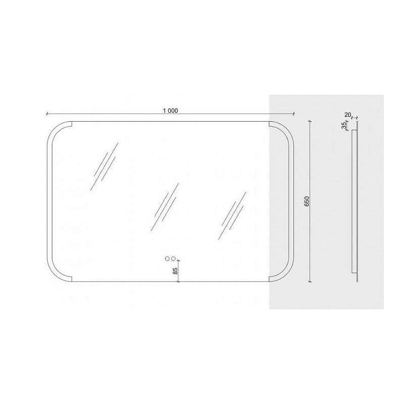 Зеркало Maretti Florenza 100 FL1410065P14EL с подсветкой с сенсорным выключателем с подогревом и диммером, купить, цена, заказать, магазин, доставка, скидка, промокод, купить, цена, заказать, магазин, доставка, скидка, промокод