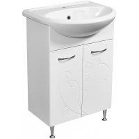 Тумба под раковину Stella Polar Фантазия 55 SP-00000227 Белая, купить, цена, заказать, магазин, доставка, скидка, промокод, купить, цена, заказать, магазин, доставка, скидка, промокод