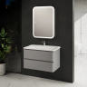 Тумба под раковину AQUAme S4 80 AQM900480GM подвесная цвет Серый, купить, цена, заказать, магазин, доставка, скидка, промокод, купить, цена, заказать, магазин, доставка, скидка, промокод