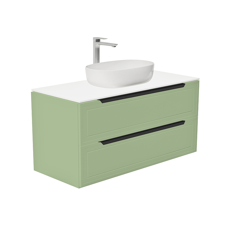 Тумба под раковину ЗОВ Севилья 100 S100F-KPW цвет Фисташковый, купить, цена, заказать, магазин, доставка, скидка, промокод, купить, цена, заказать, магазин, доставка, скидка, промокод