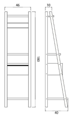 Шкаф пенал Creto Provence 49 9-1050W Wood