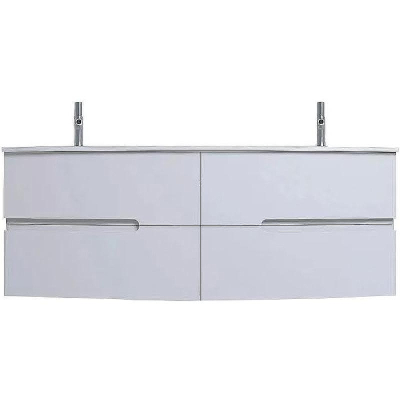 Тумба под раковину Jacob Delafon Nona 140 EB1891RU-G1C подвесная Белая глянцевая, купить, цена, заказать, магазин, доставка, скидка, промокод, купить, цена, заказать, магазин, доставка, скидка, промокод