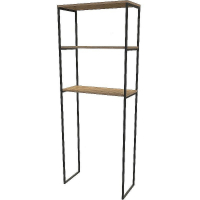 Стеллаж 1MarKa Grunge Loft 65 Ц0000005440 над стиральной машиной Дуб вотан, купить, цена, заказать, магазин, доставка, скидка, промокод, купить, цена, заказать, магазин, доставка, скидка, промокод