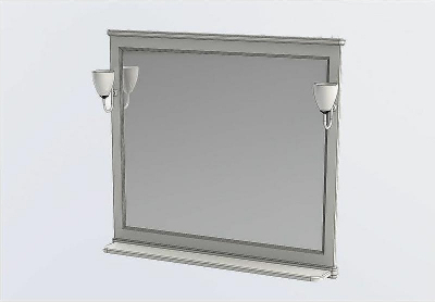 Зеркало Aquanet Валенса 110 180291 Белое