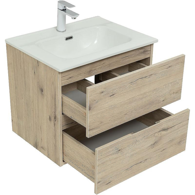 Тумба под раковину Aquanet Алвита New 60 277513 подвесная Дуб Веллингтон, купить, цена, заказать, магазин, доставка, скидка, промокод, купить, цена, заказать, магазин, доставка, скидка, промокод