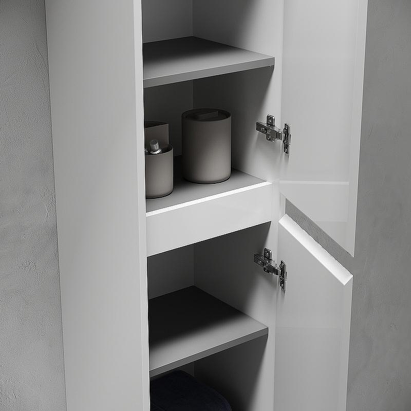 Шкаф пенал Sancos Libra 35 PLB35W подвесной Белый глянец, купить, цена, заказать, магазин, доставка, скидка, промокод, купить, цена, заказать, магазин, доставка, скидка, промокод