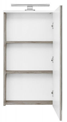 Зеркальный шкаф Aquaton Эмма 46 1A221802EAD80 Белый Дуб наварра