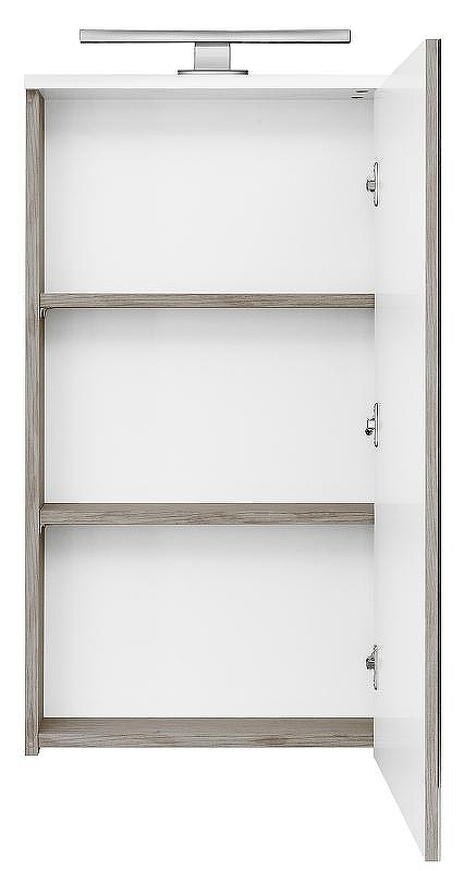 Зеркальный шкаф Aquaton Эмма 46 1A221802EAD80 Белый Дуб наварра, купить, цена, заказать, магазин, доставка, скидка, промокод, купить, цена, заказать, магазин, доставка, скидка, промокод