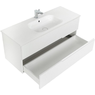 Тумба под раковину Cezares Duet 120 DUET-1200-2C-SO-BL подвесная Bianco Lucido